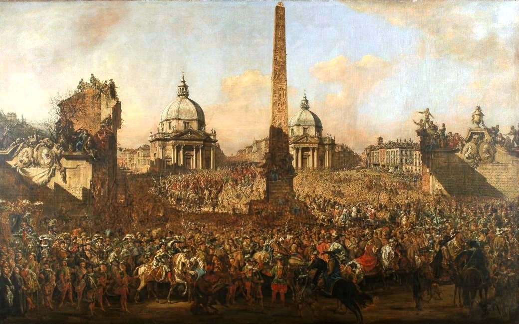 Entrée de Jerzy Ossolinski à Rome - Bernardo Bellotto
