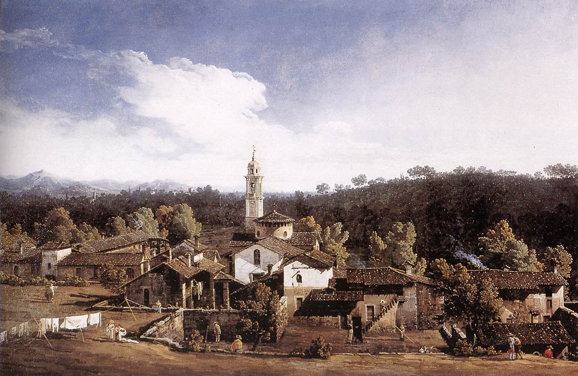Vue de Gazzada près de Varèse - Bernardo Bellotto