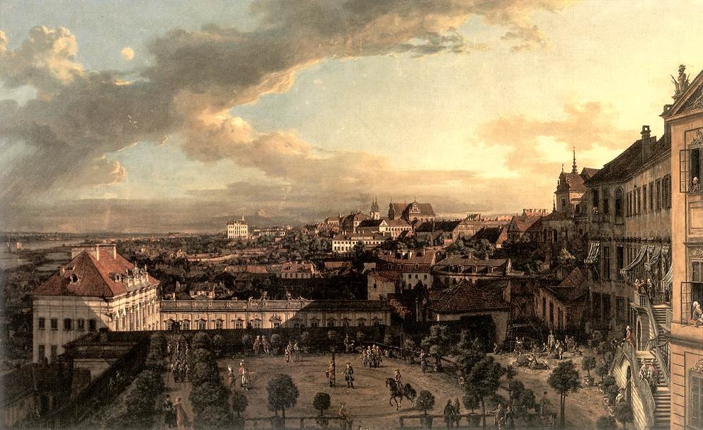 Vue de Varsovie depuis le Palais Royal - Bernardo Bellotto