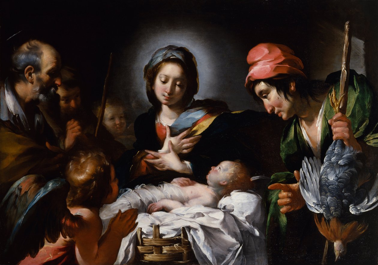 Adoration des bergers - Bernardo Strozzi