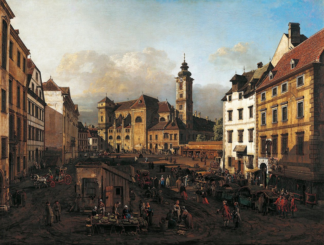 Place Freyung depuis le sud-est - Bernardo Bellotto