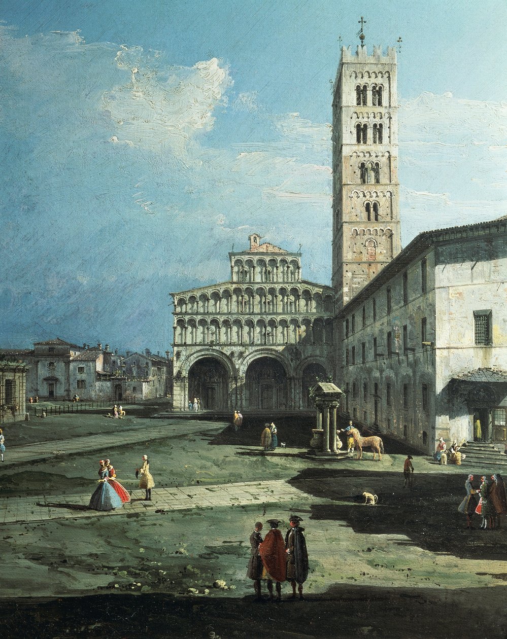Piazza San Martino, Lucques - Bernardo Bellotto
