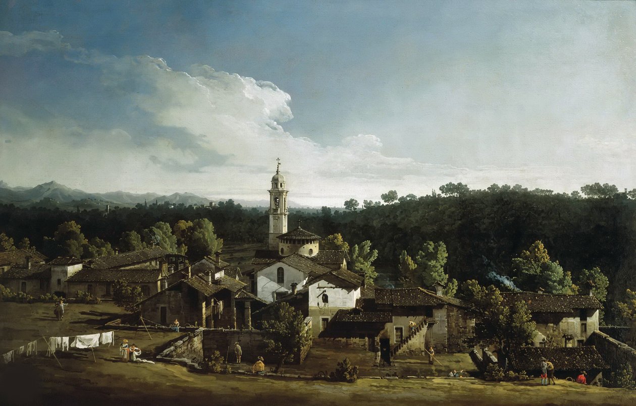 Vue de Gazzada - Bernardo Bellotto