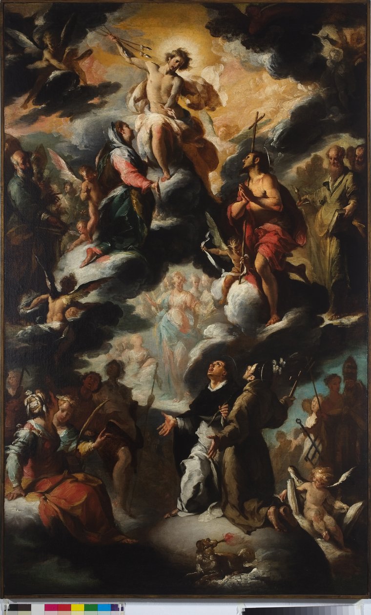 La Vision de Saint Dominique (Paradis) - Bernardo Strozzi