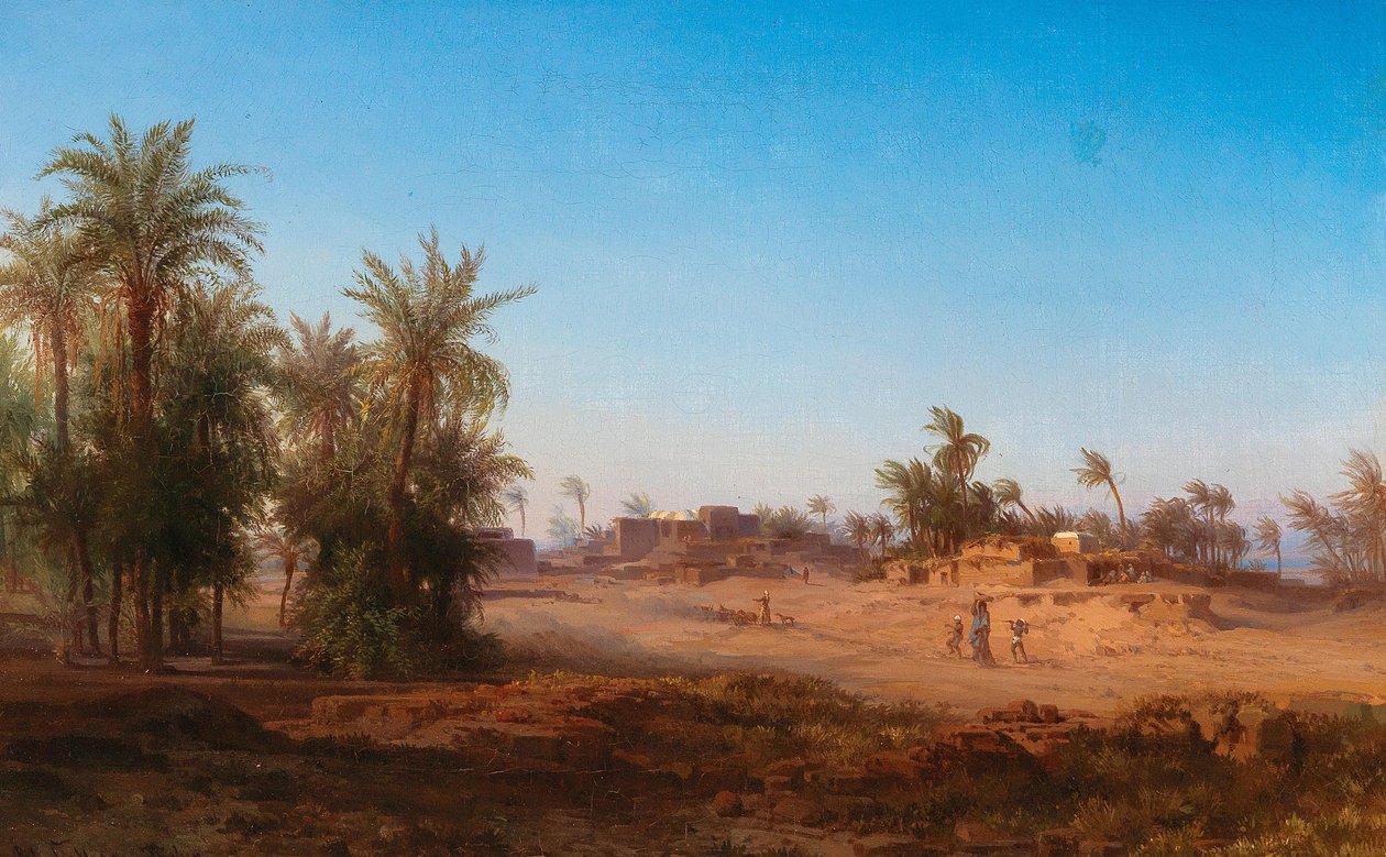 Une scène en Égypte - Bernhard Fiedler