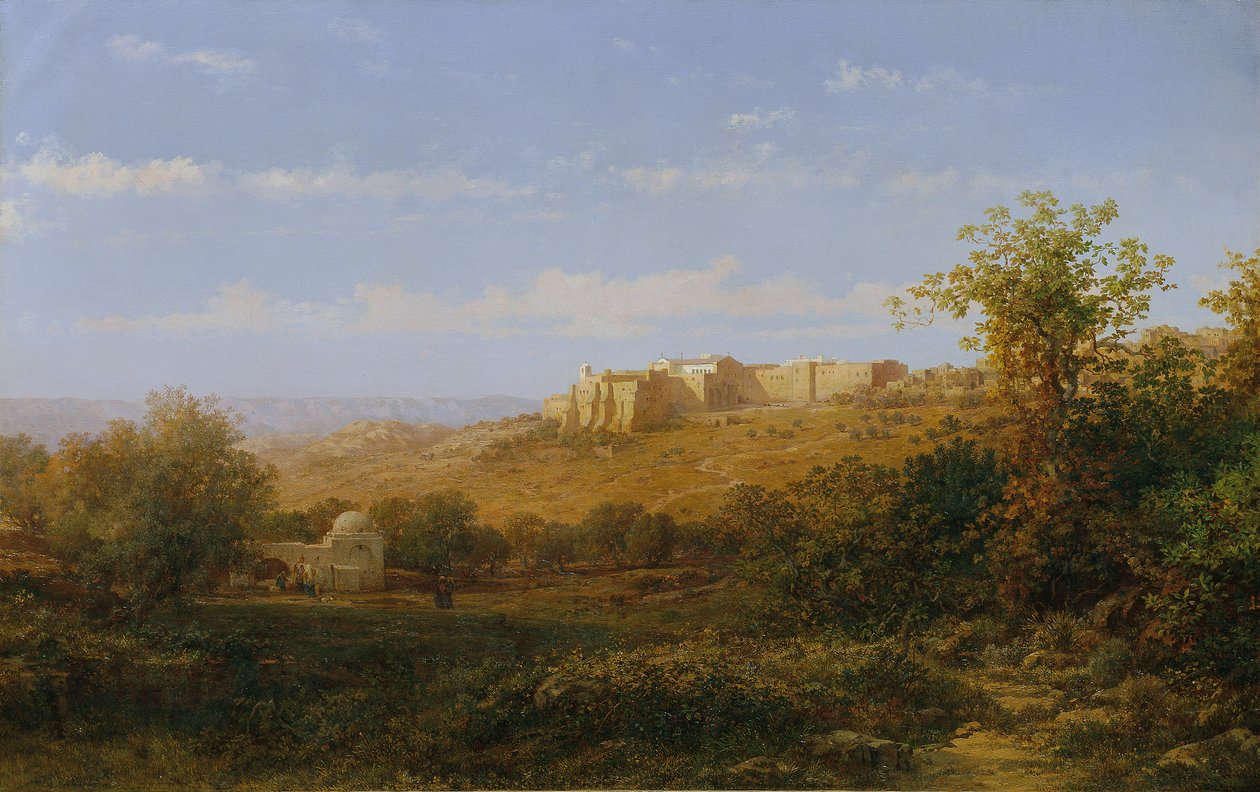 Monastère à Bethléem - Bernhard Fiedler