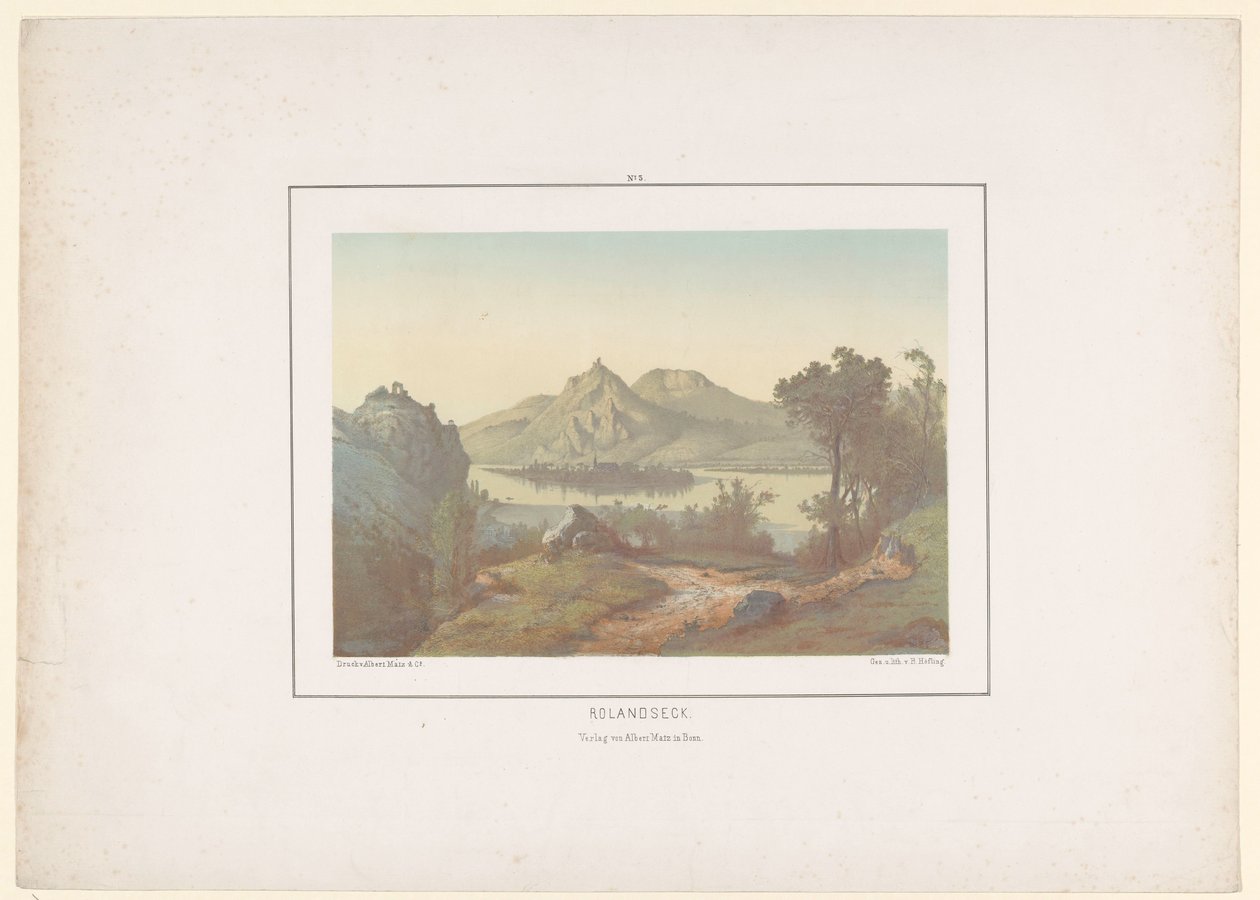 Vue de Rolandseck - Bernhard Höfling