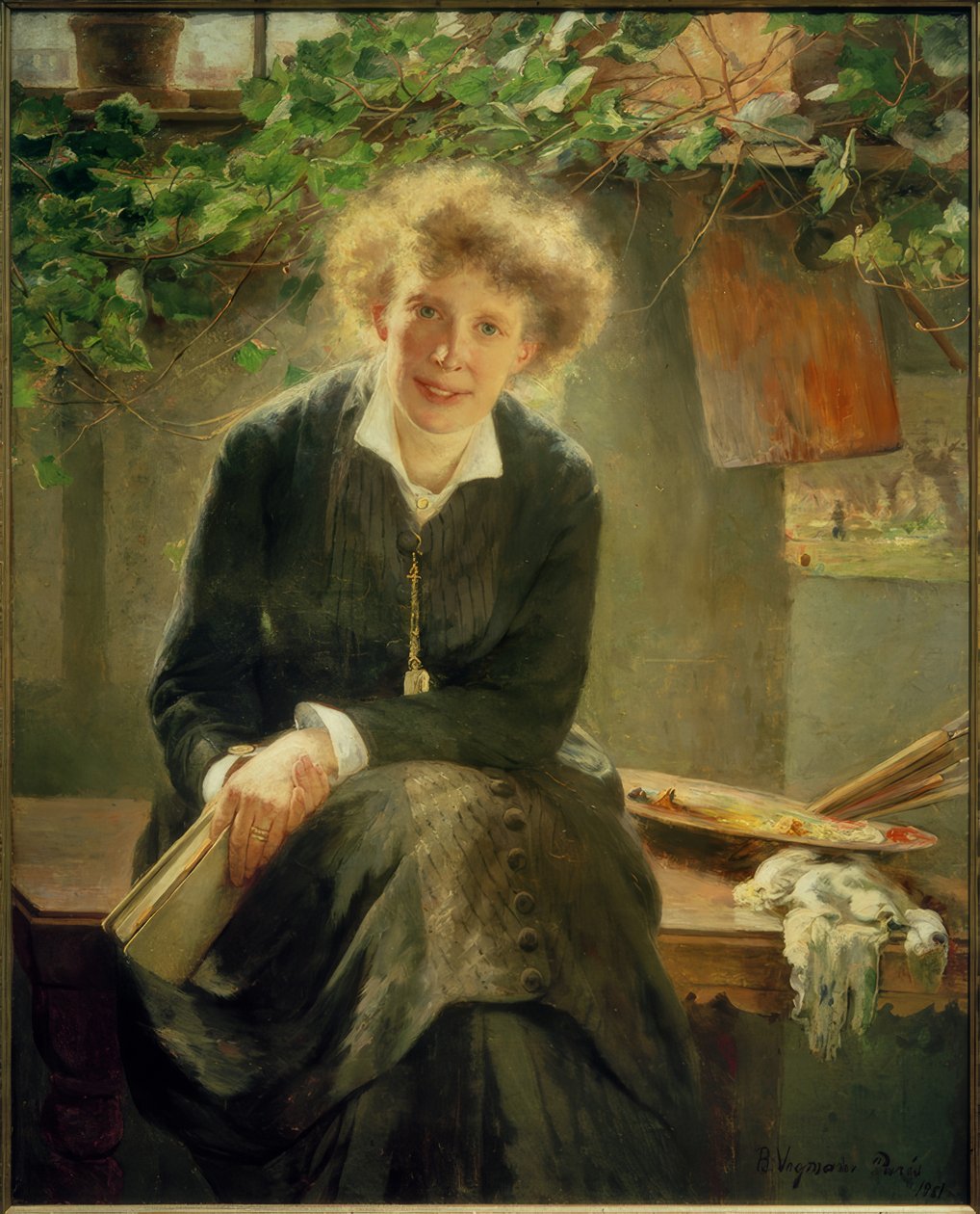 Portrait de Jeanna Bauck - Bertha Wegmann