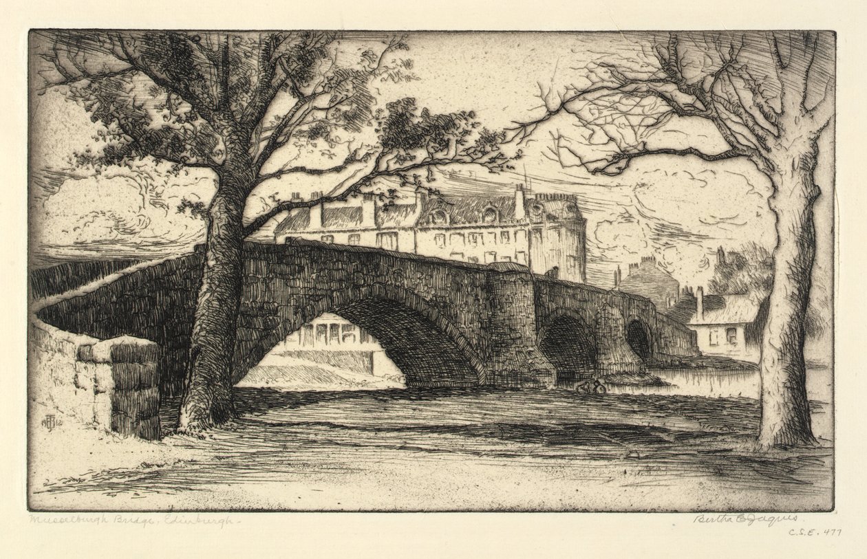 Pont de Musselburgh, Édimbourg - Bertha E. Jaques