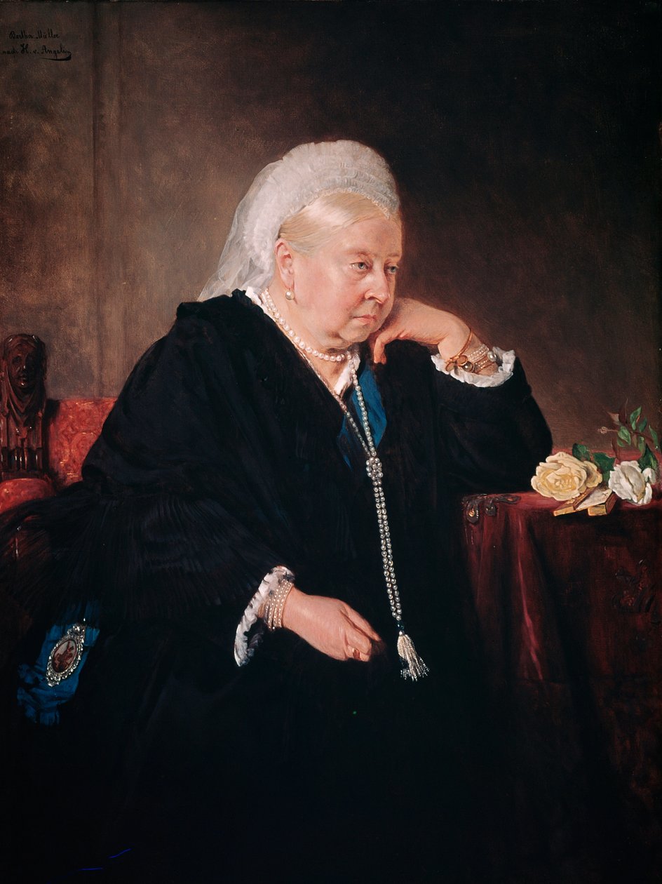 Portrait de la reine Victoria - Bertha Muller