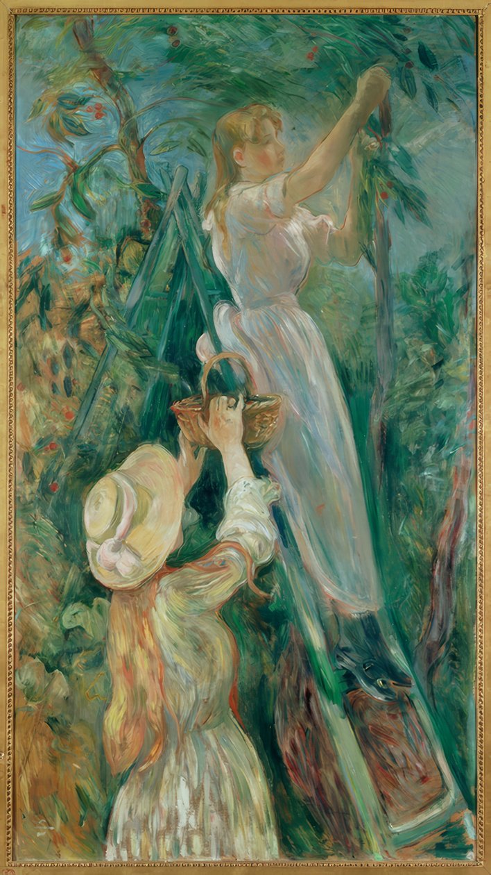 Les cueilleuses de cerises - Berthe Morisot
