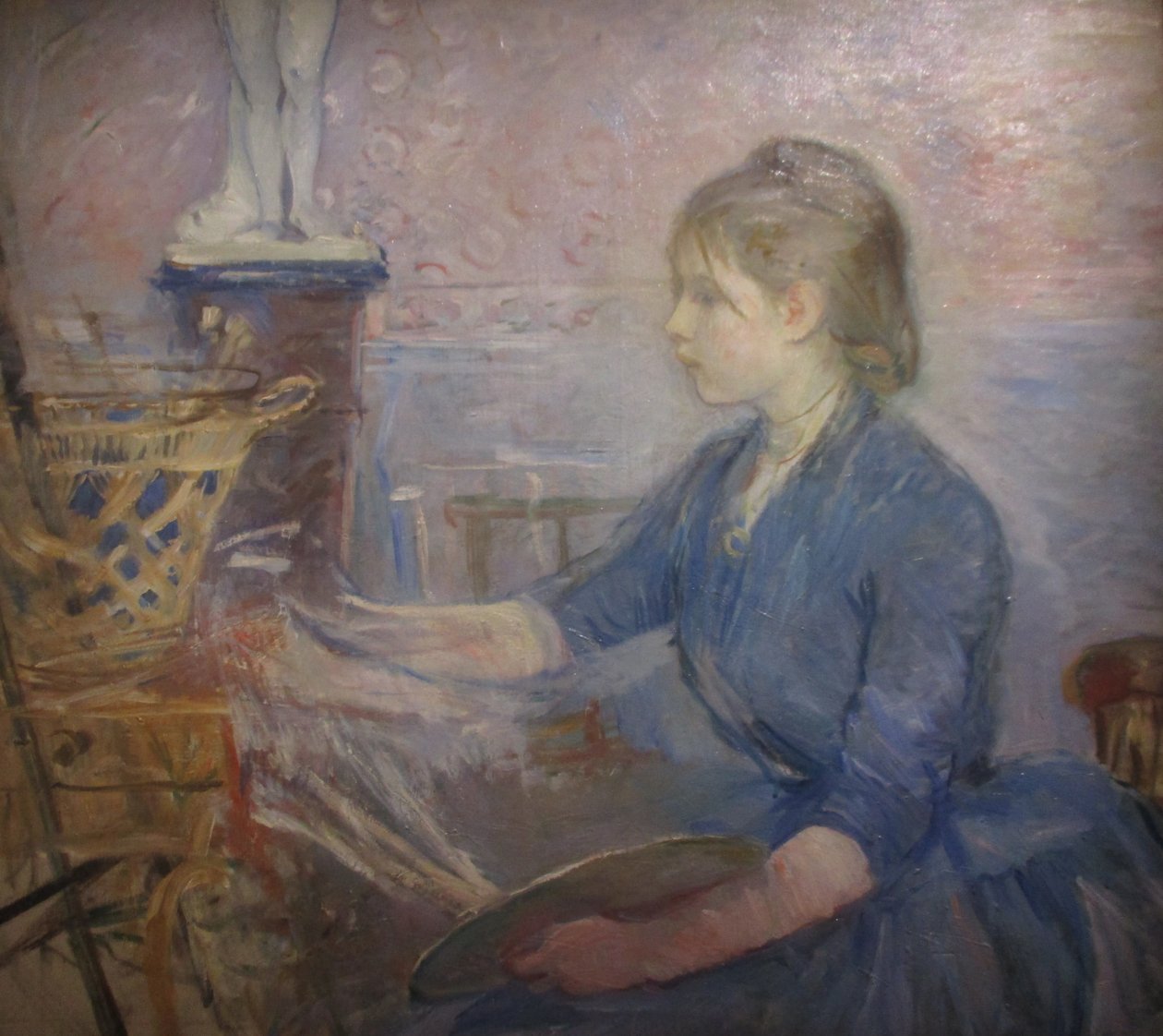 Paule Gobillard peignant - Berthe Morisot