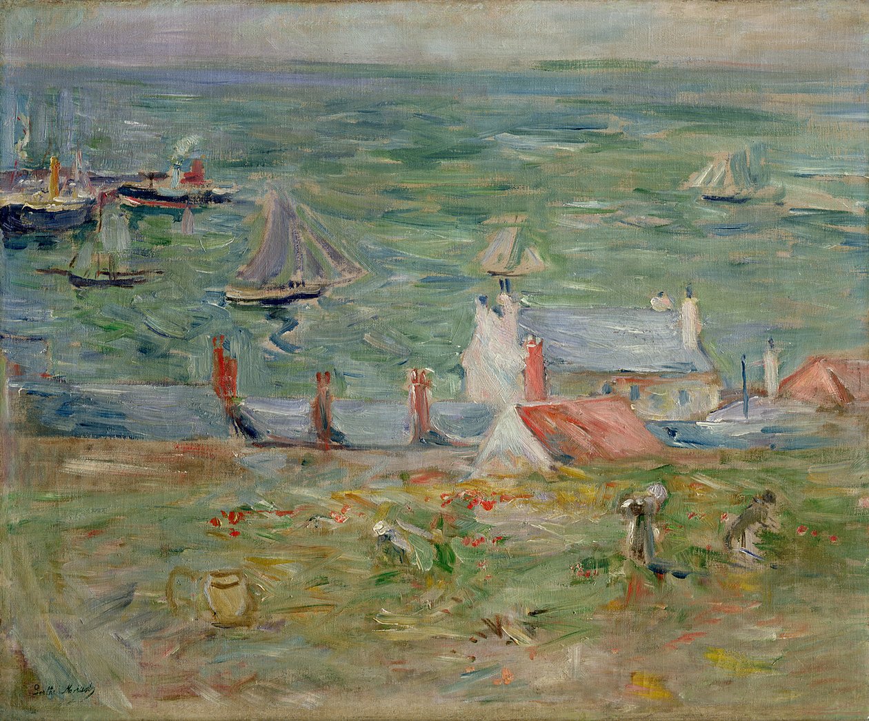 Le port de Gorey à Jersey, 1886 - Berthe Morisot