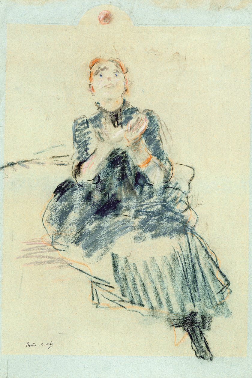 Jeune fille jouant avec une balle, 1886 - Berthe Morisot
