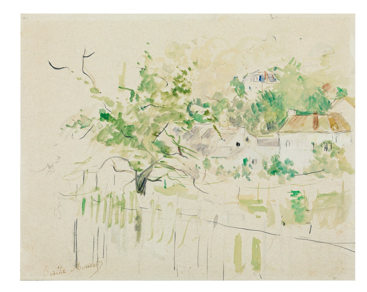 Bougival, 1884 - Berthe Morisot