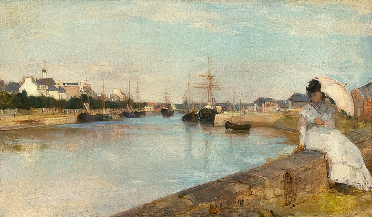 Le port de Lorient. 1869 - Berthe Morisot