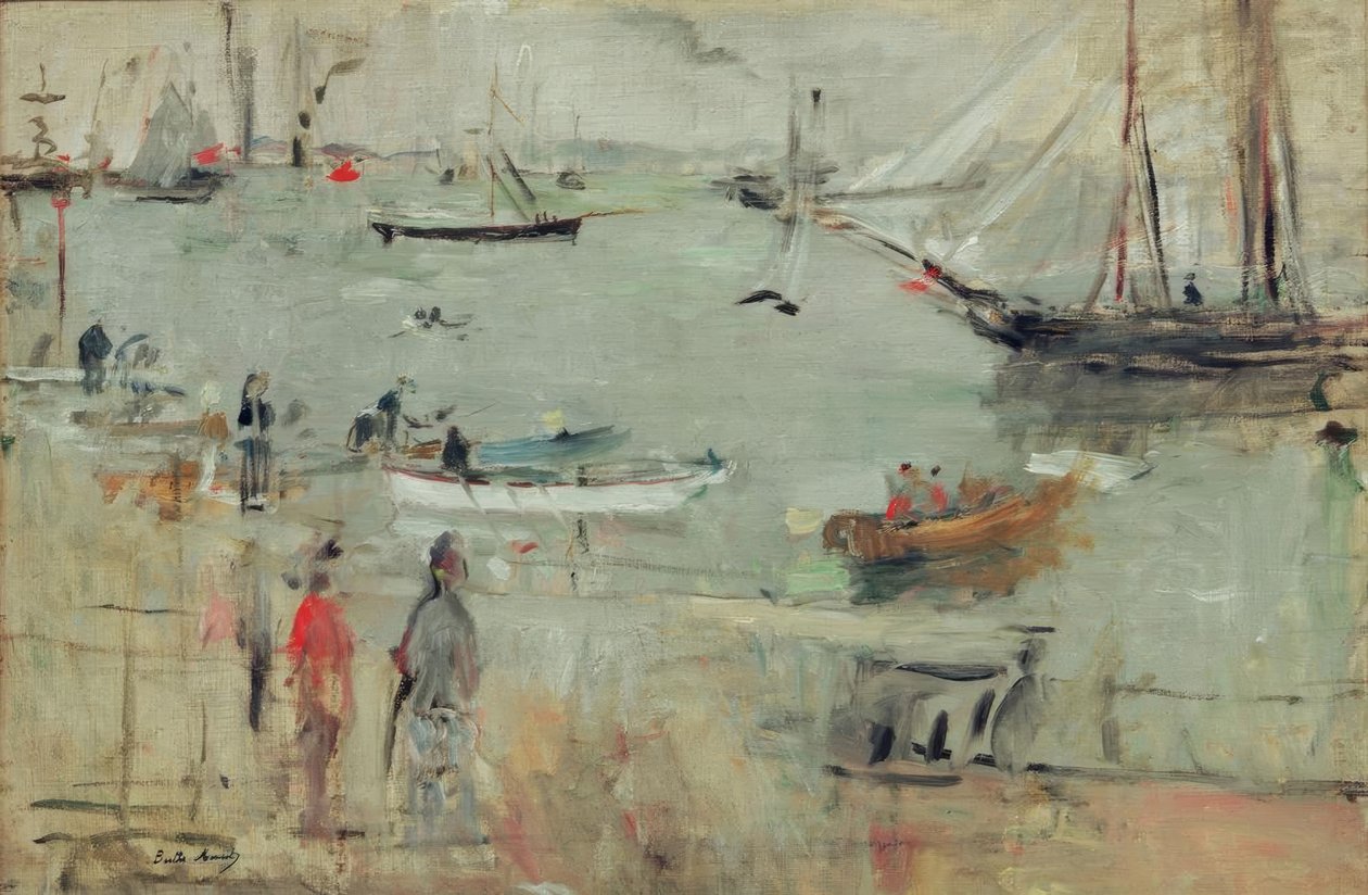 Scène de port, Île de Wight - Berthe Morisot