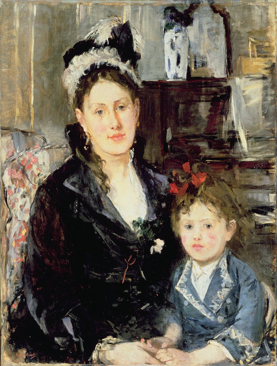 Mme Boursier et sa fille - Berthe Morisot