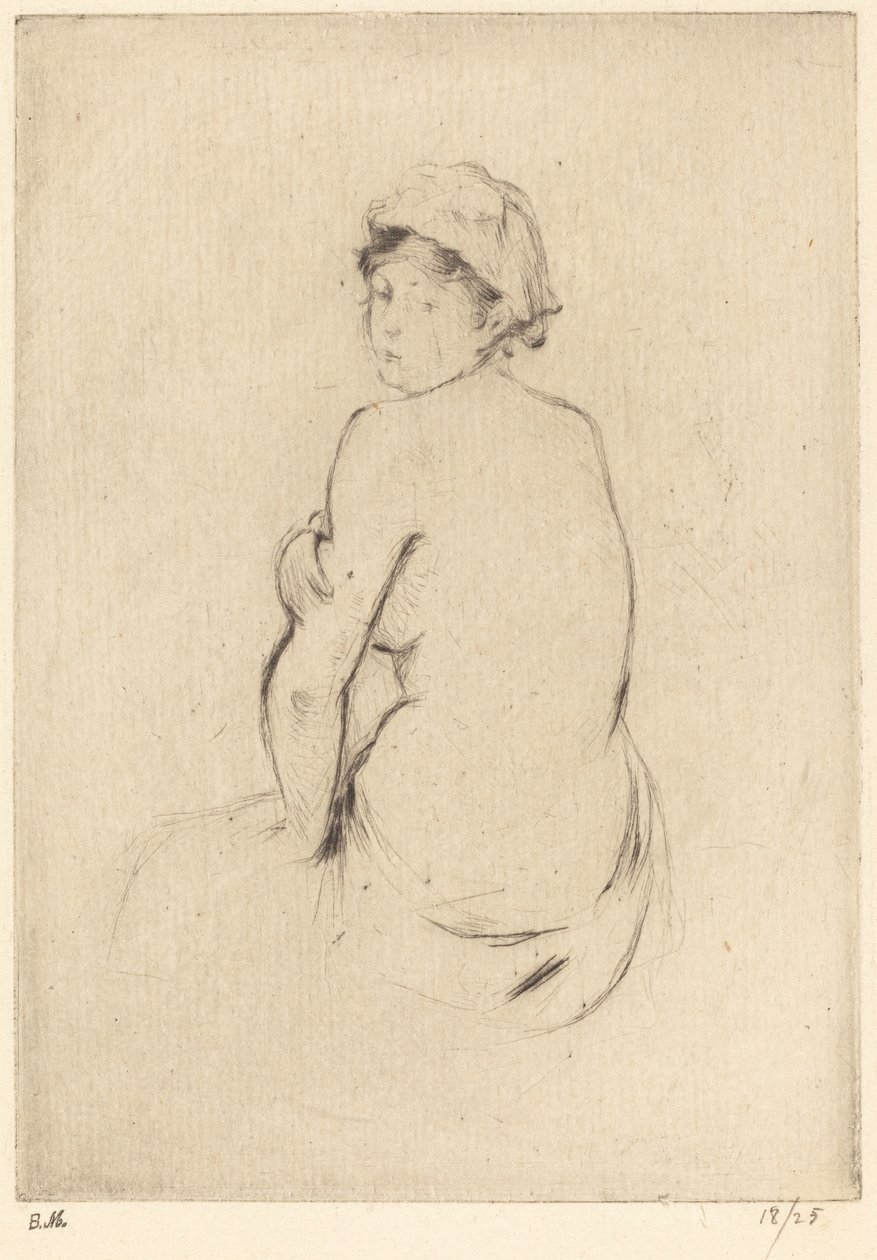 Nu, 1888-1890 - Berthe Morisot