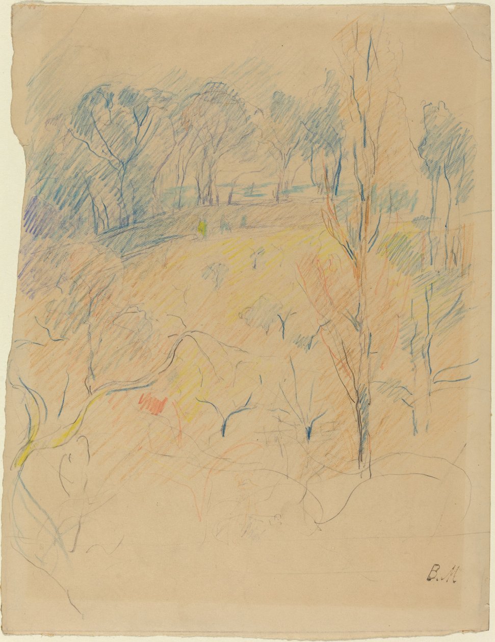 Paysage de printemps - Berthe Morisot