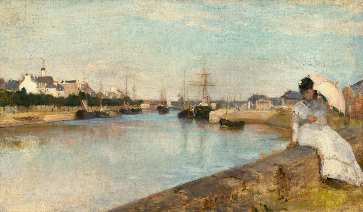 Le port de Lorient - Berthe Morisot