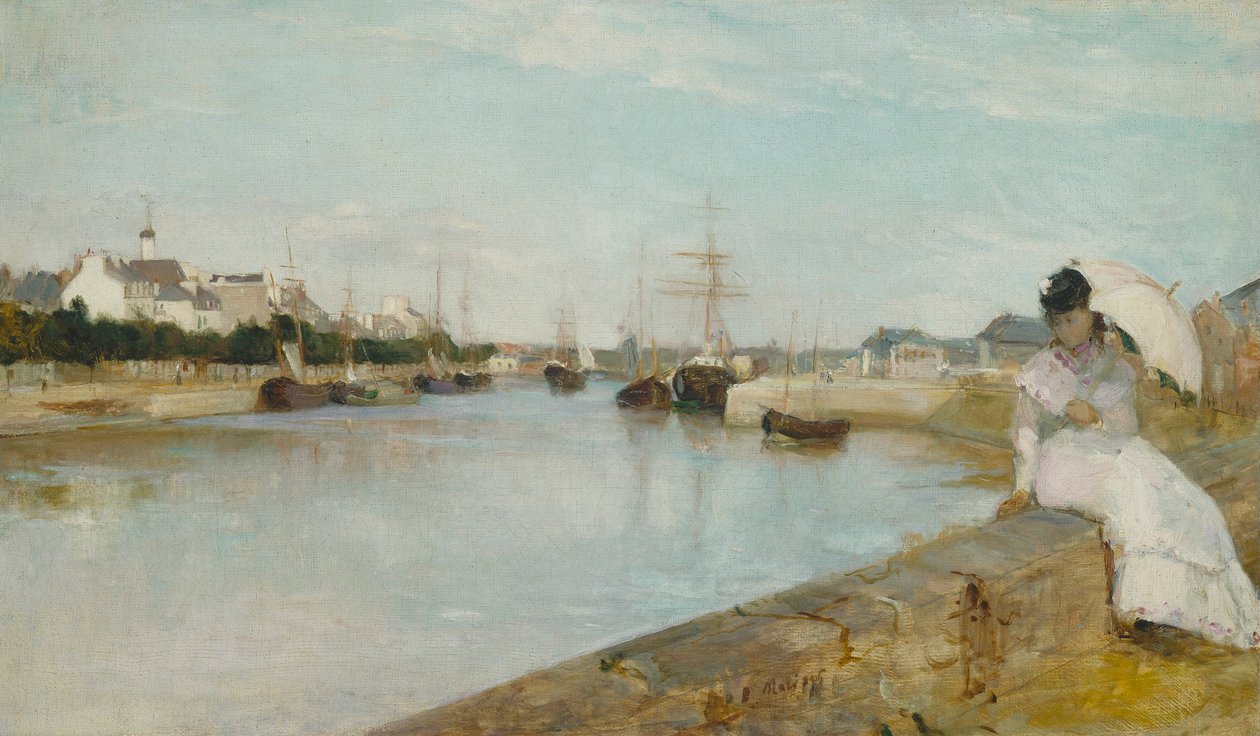 Le port de Lorient, 1869 - Berthe Morisot