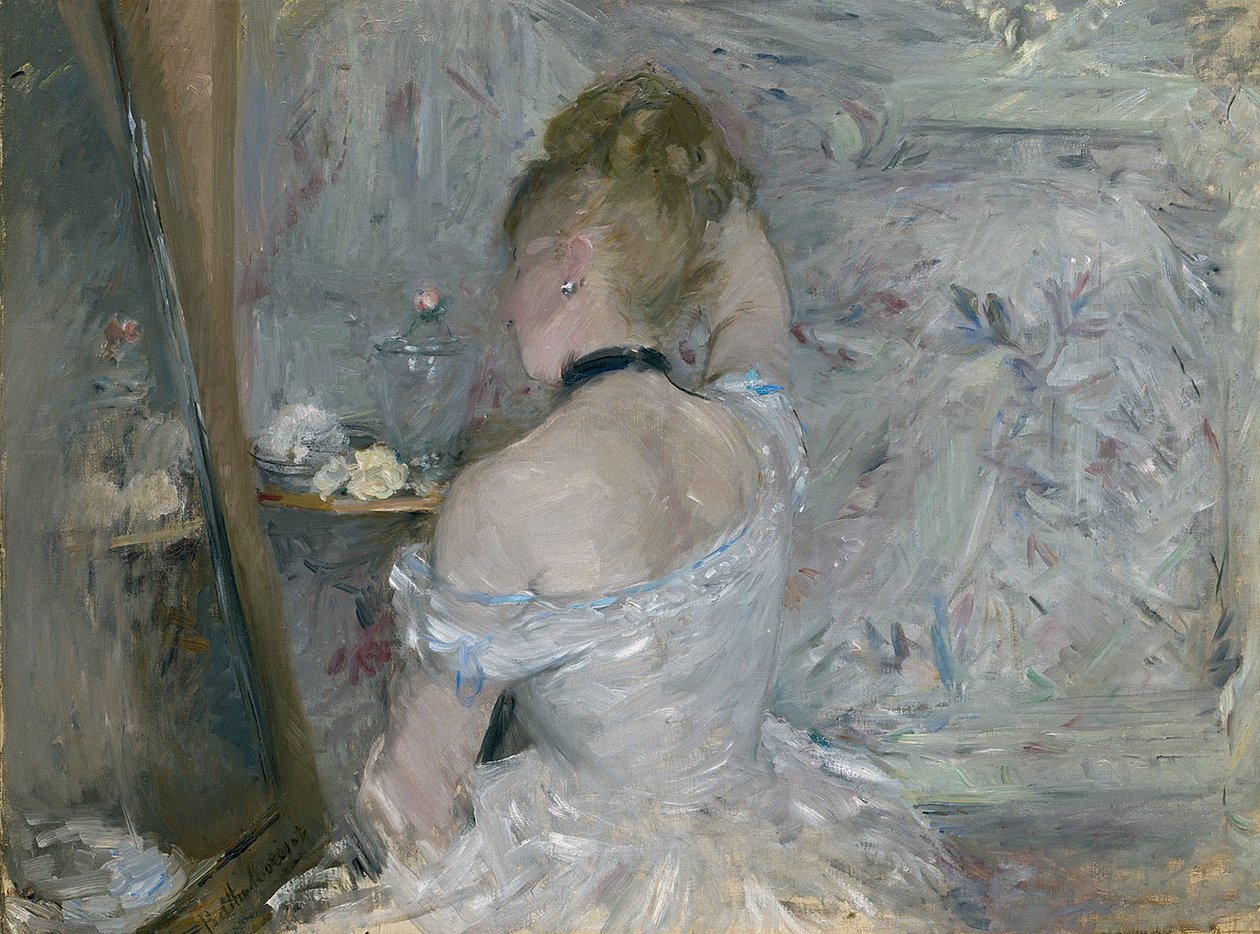 Femme à sa toilette, 1875-1880 - Berthe Morisot