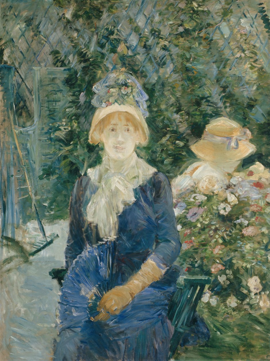 Femme dans un jardin - Berthe Morisot