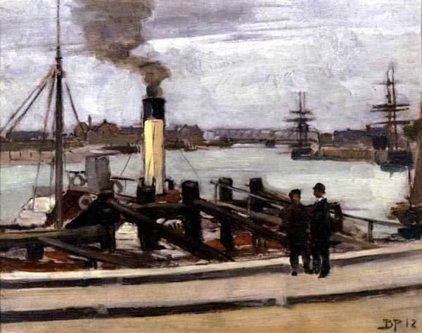 Navigation sur la Tamise - Bertram Priestman
