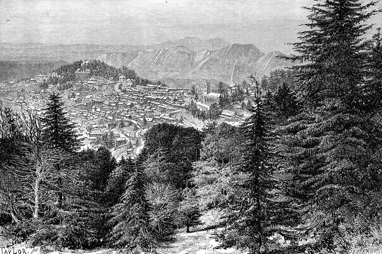 Simla, Inde, 1895 - Auguste Bertrand