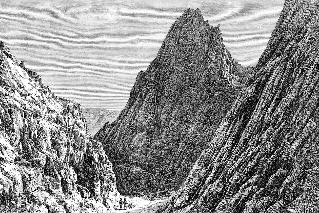 Le col de Lataband, Afghanistan - Auguste Bertrand