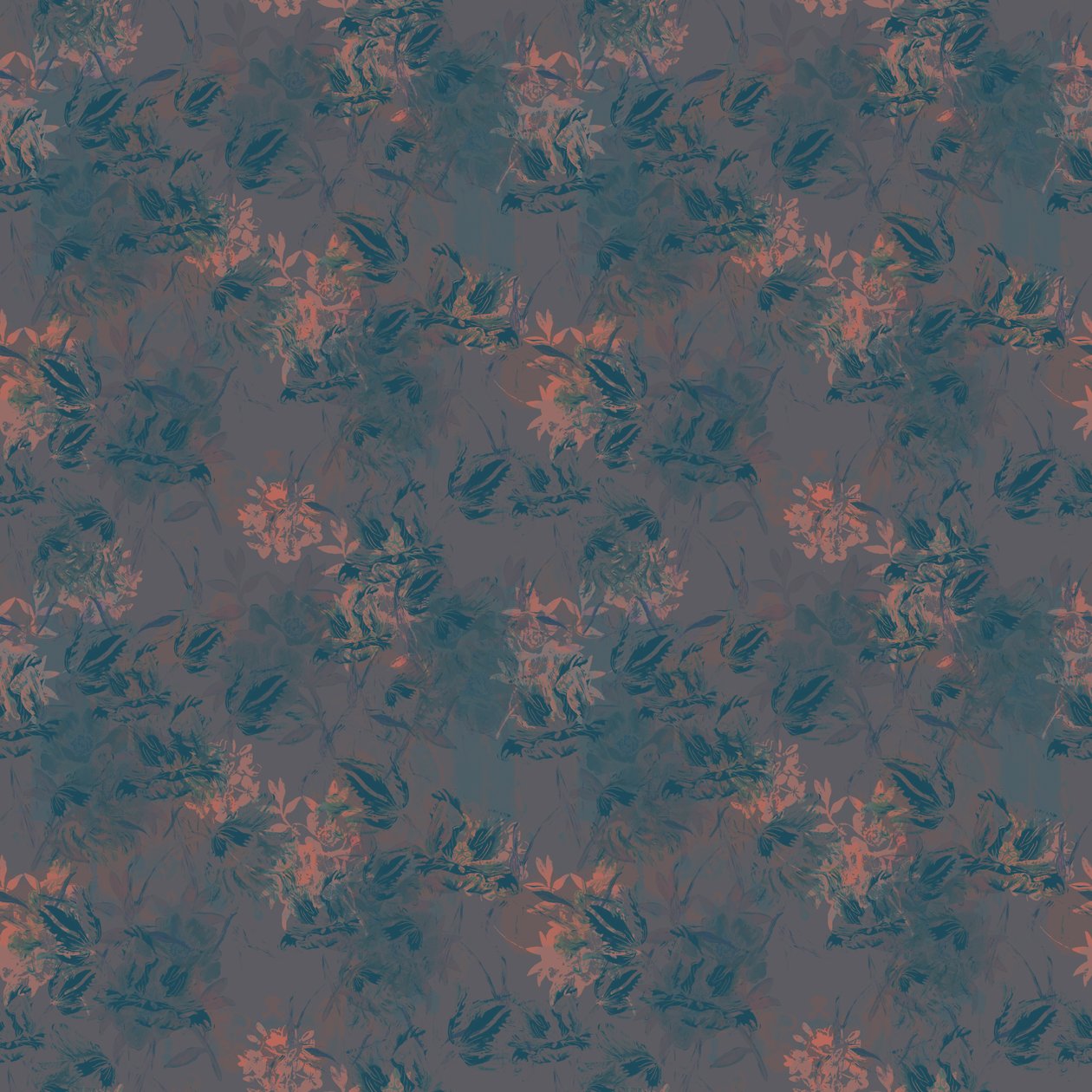 Sunset Flora, 2015 (motif répétitif illustratif) - Beth Travers