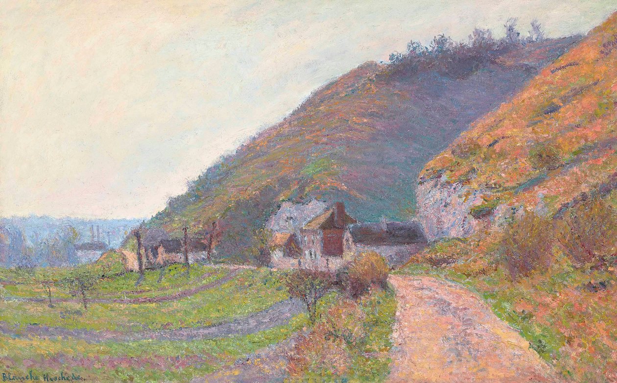 Une route près de Giverny - Blanche Hoschede Monet