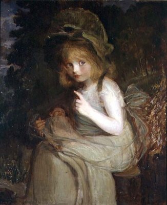 Silence - une fille avec une poupée - Blanche Jenkins