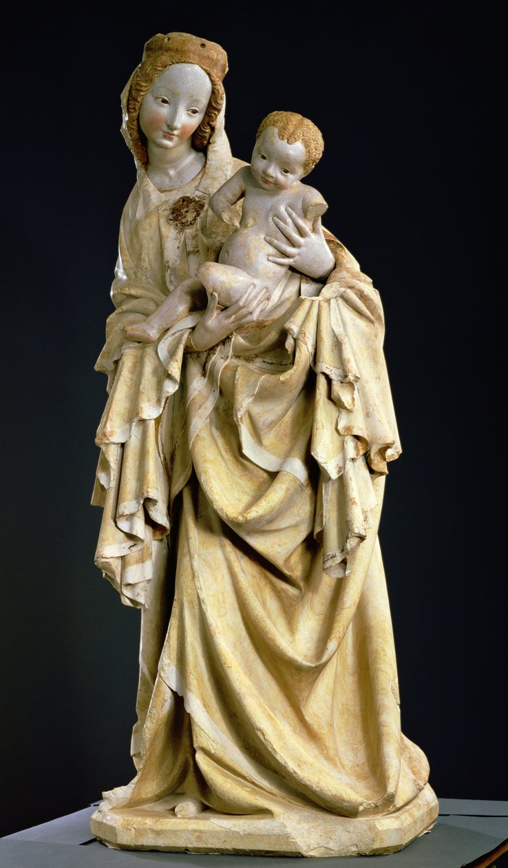 La Madone de Krumauer, vers 1400 - Bohemian School