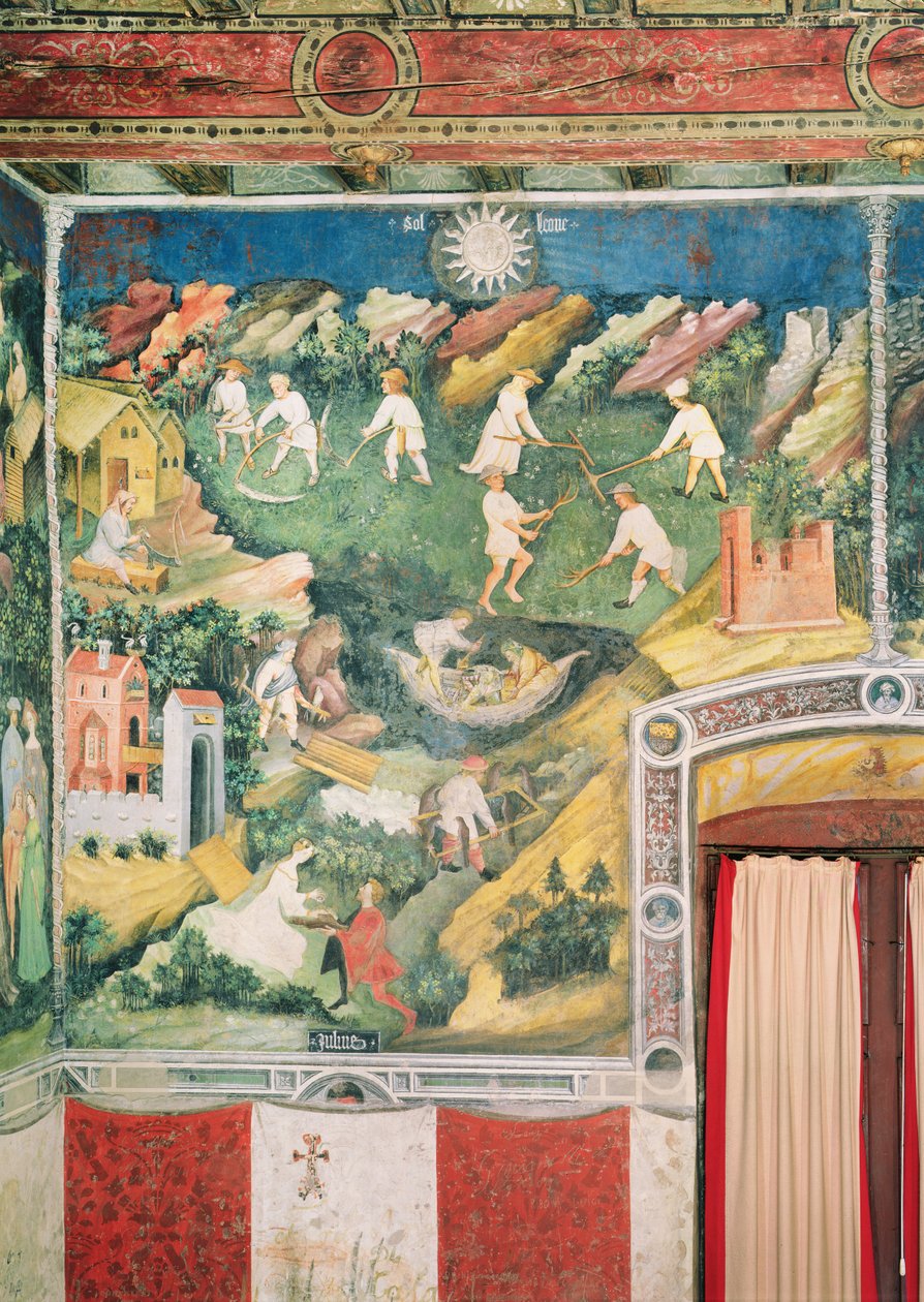 Le Mois de juillet, vers 1400 - Bohemian School