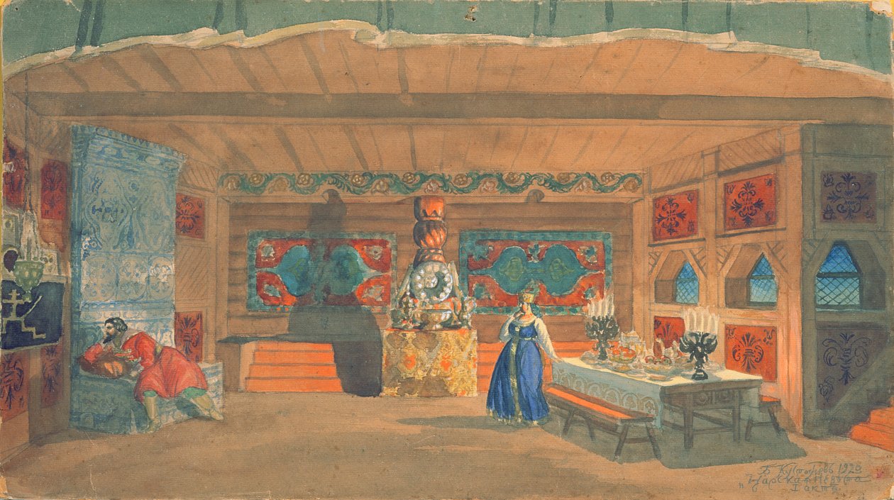 Décor de scène pour l