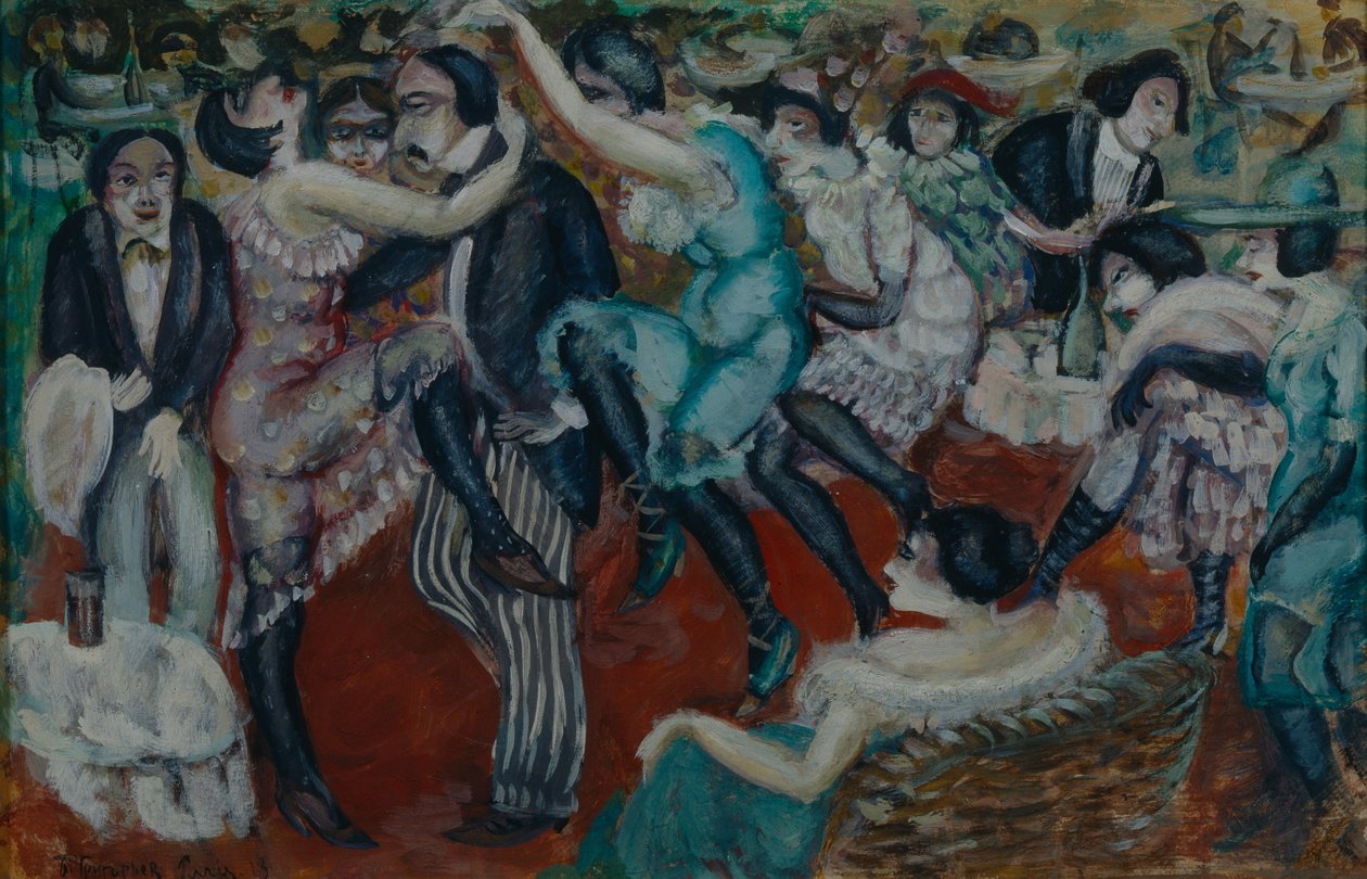 Café chantant, 1913 - Boris Dmitrievich Grigoriev