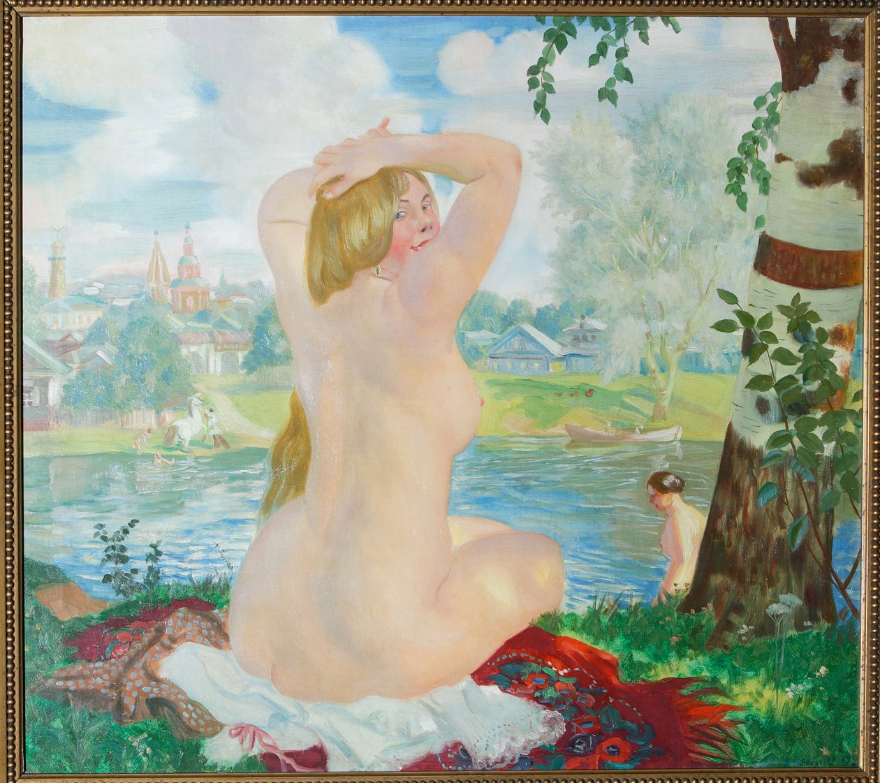 Un baigneur, 1921 - Boris Mikhailovich Kustodiev