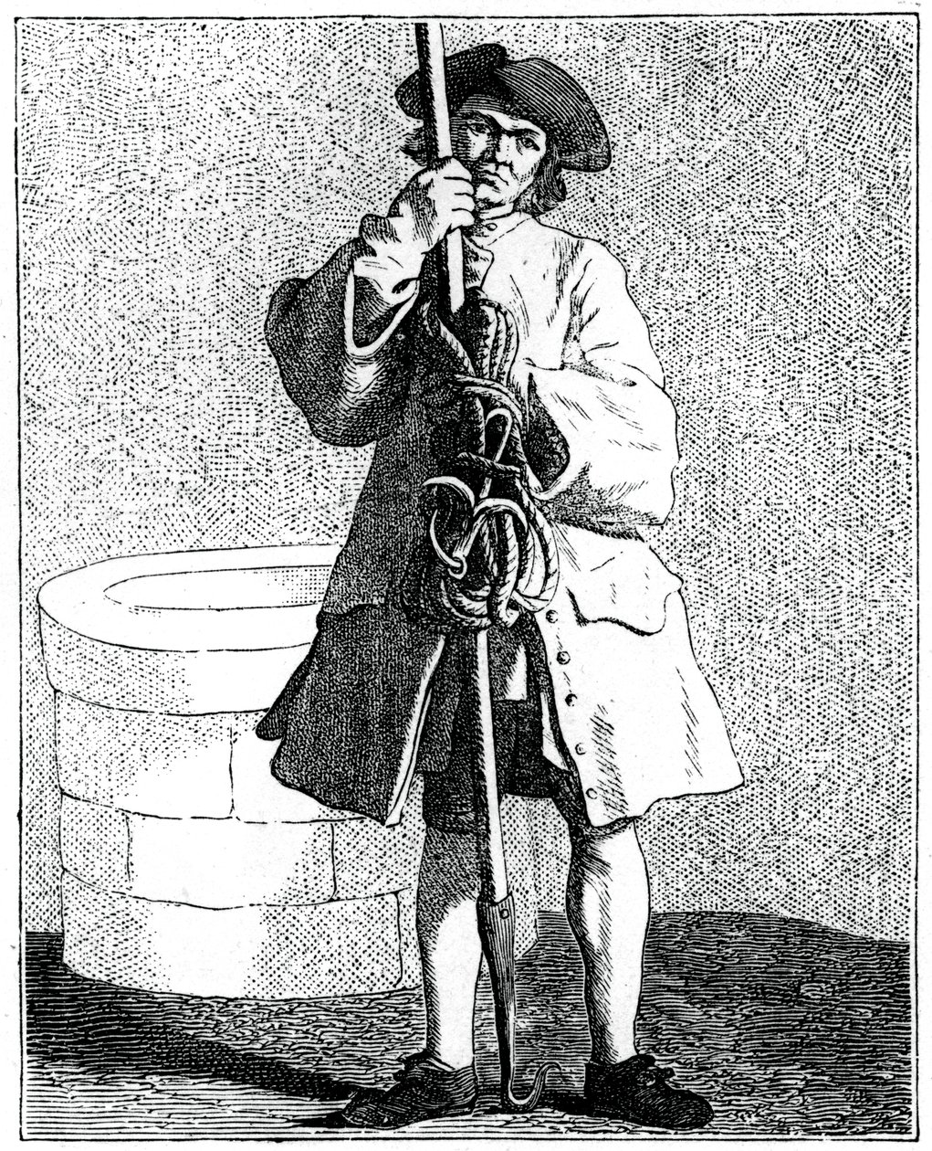 Un nettoyeur de puits - Bouchardon