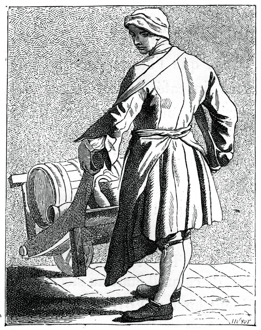Fabricant de vinaigre itinérant, 1737-1742 - Bouchardon