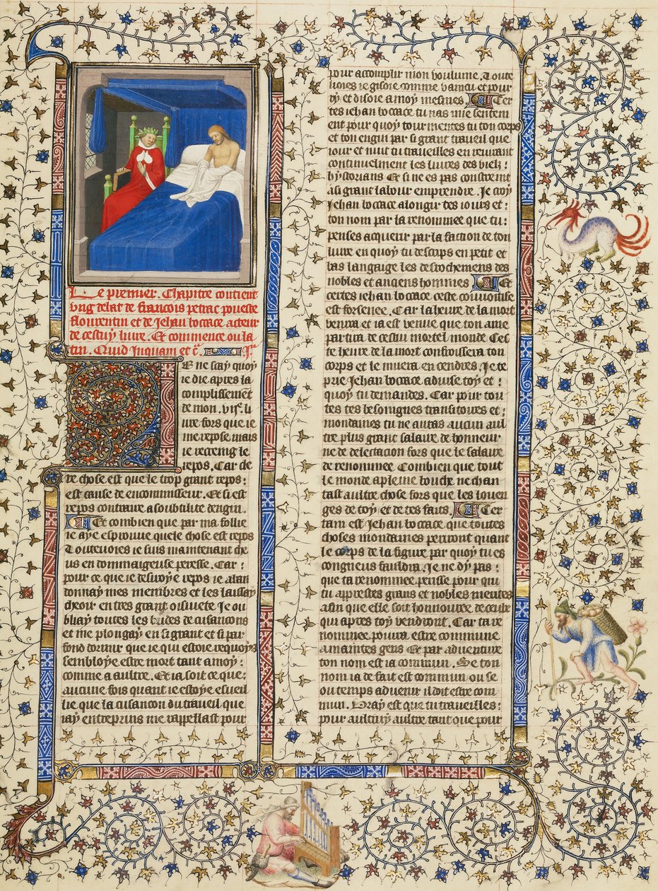 La Vision de Boccace de Pétrarque couronné de laurier - Boucicaut Master