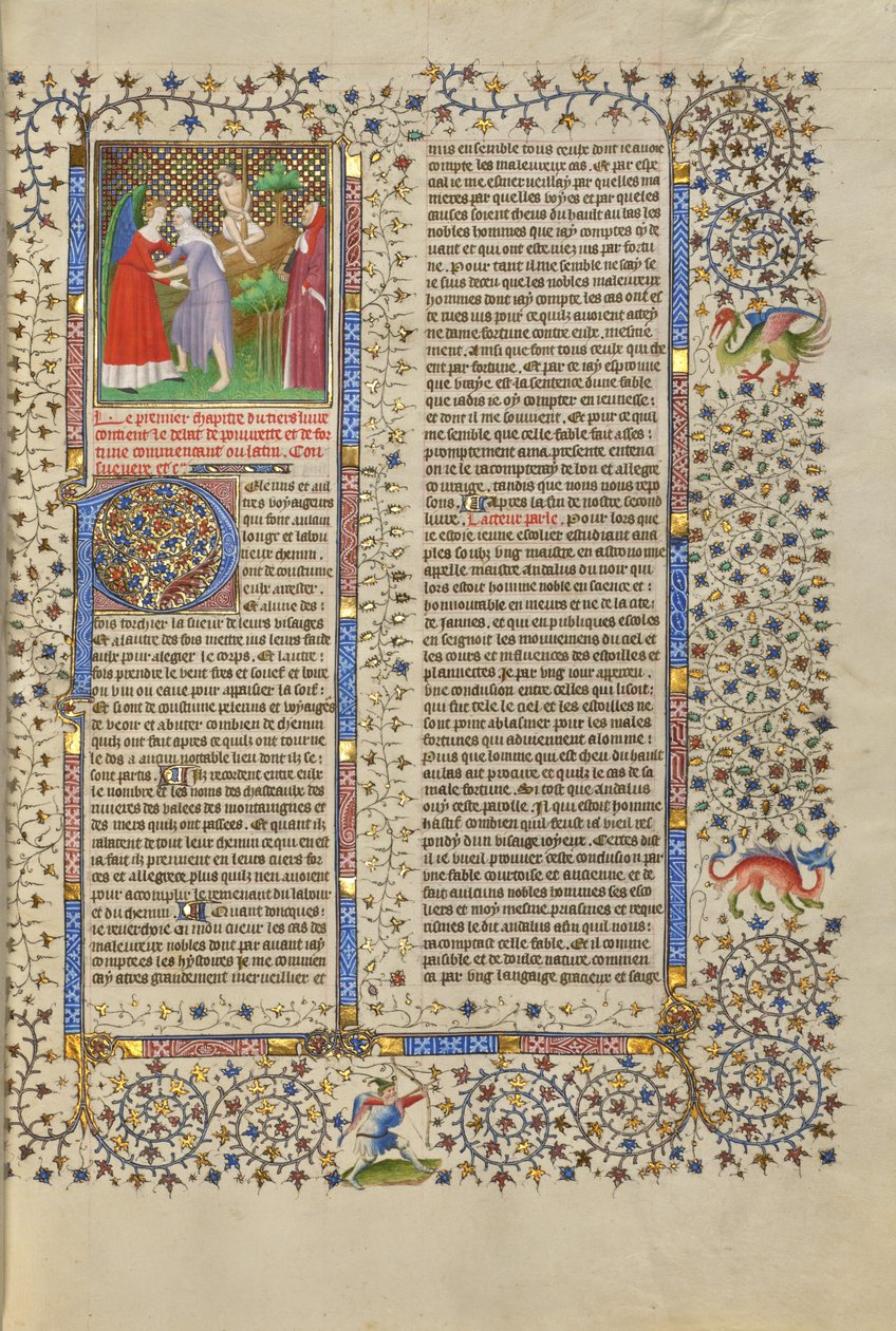 La lutte entre la fortune et la pauvreté - Boucicaut Master