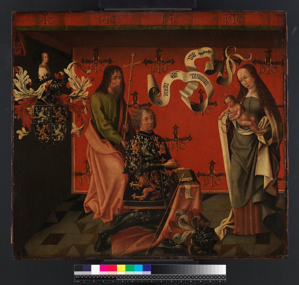 Portrait du chevalier Philip Hinckaert et de Saint Philippe l