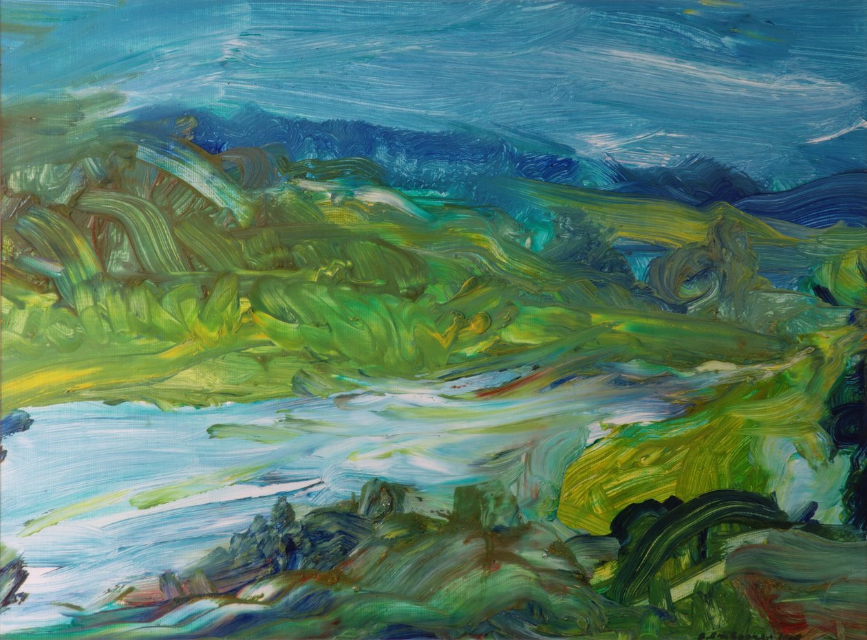Paysage de la rivière bleue II, 1988 - Brenda Brin Booker