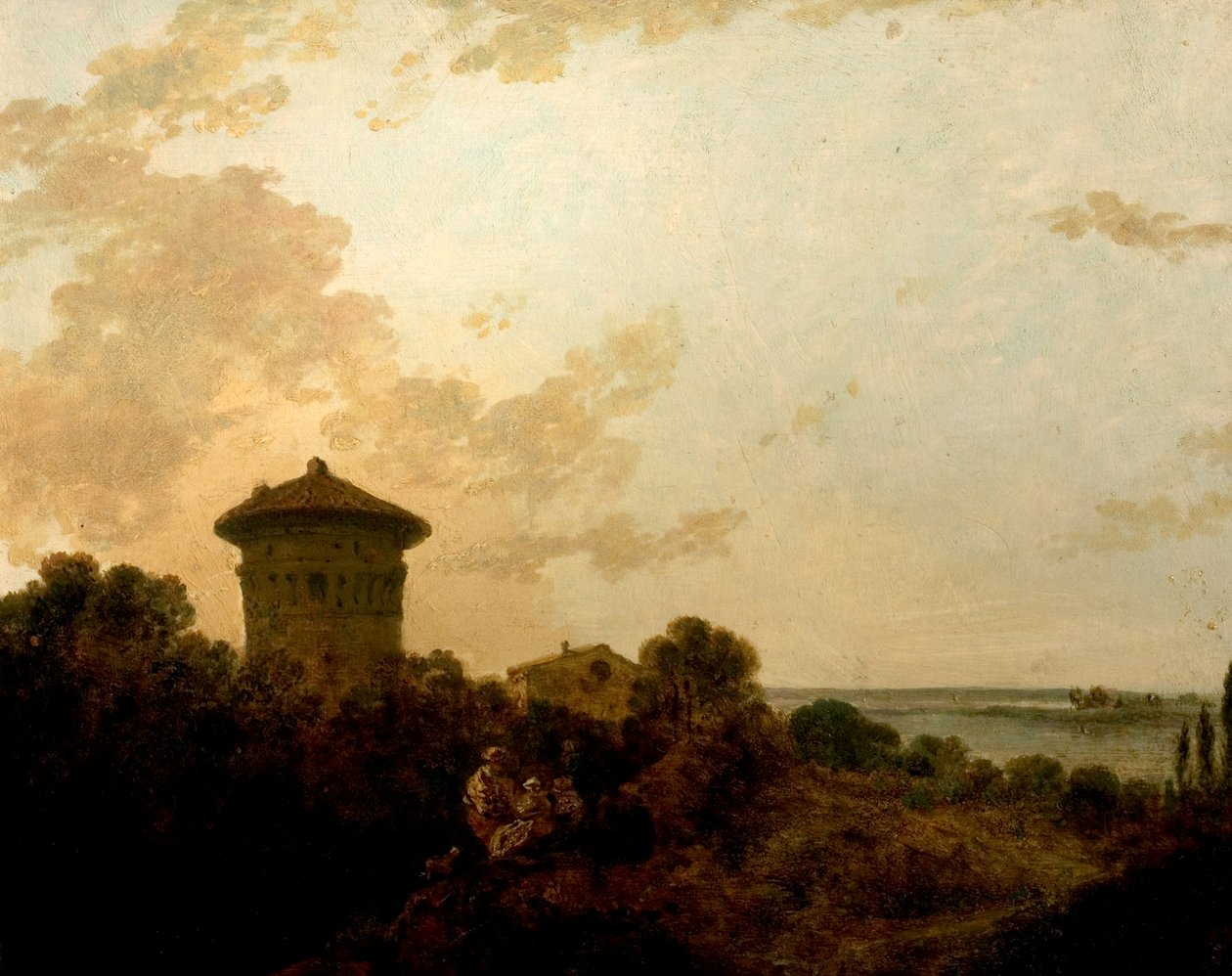 Ruines près de Tivoli, Italie - British School