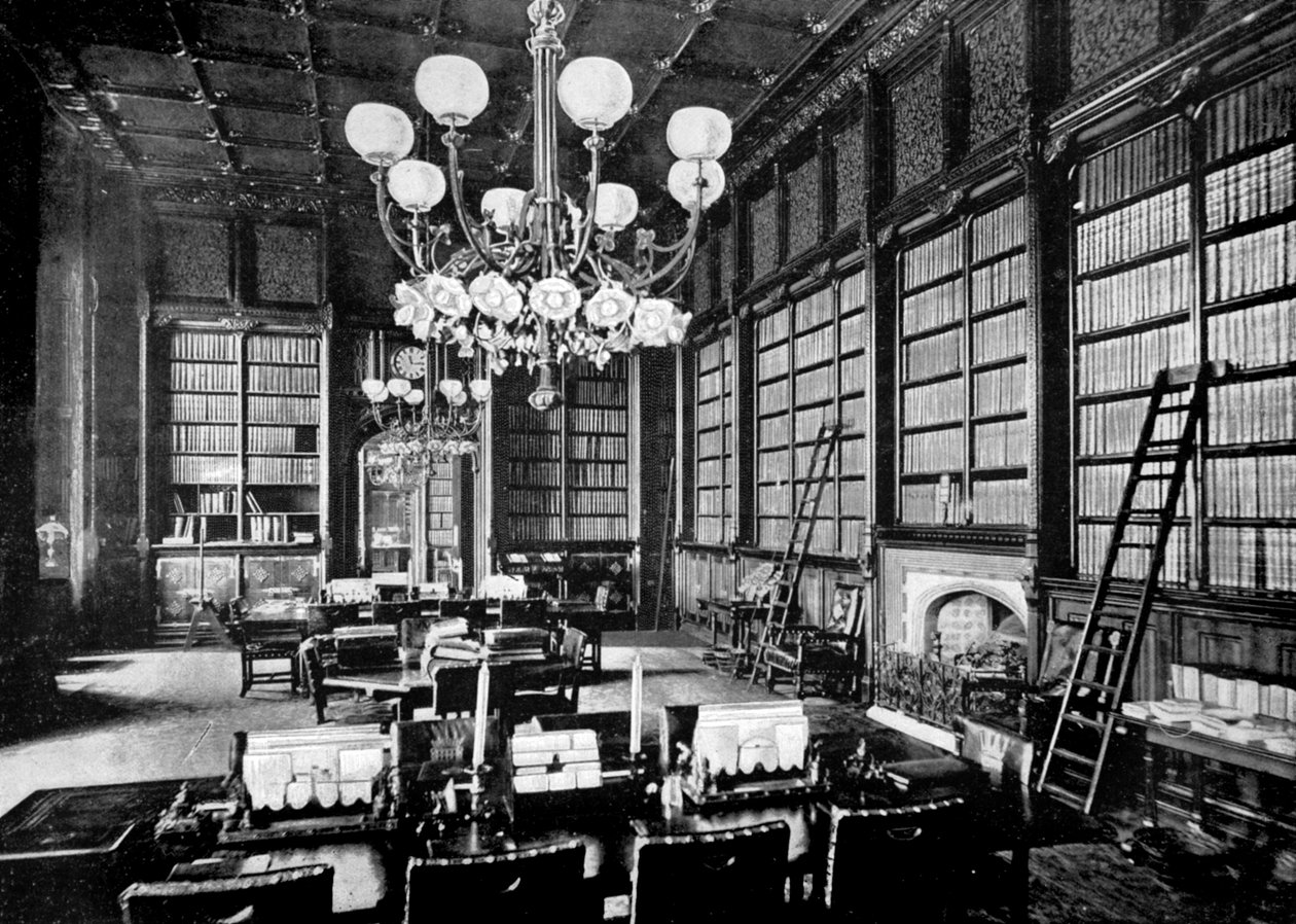 Bibliothèque de la Chambre des communes, Londres, 1890 - British Photographer