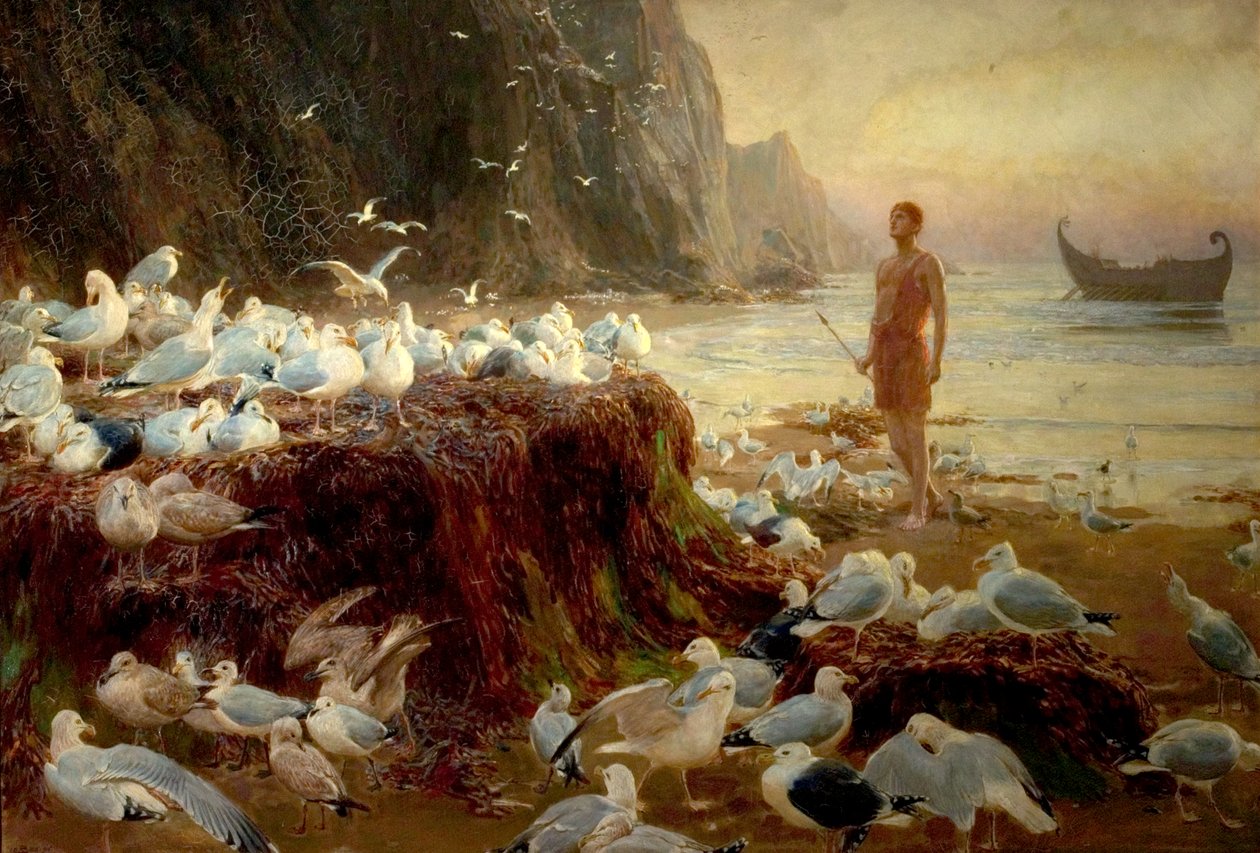 Un vagabond du vieux monde, 1887 - Briton Riviere