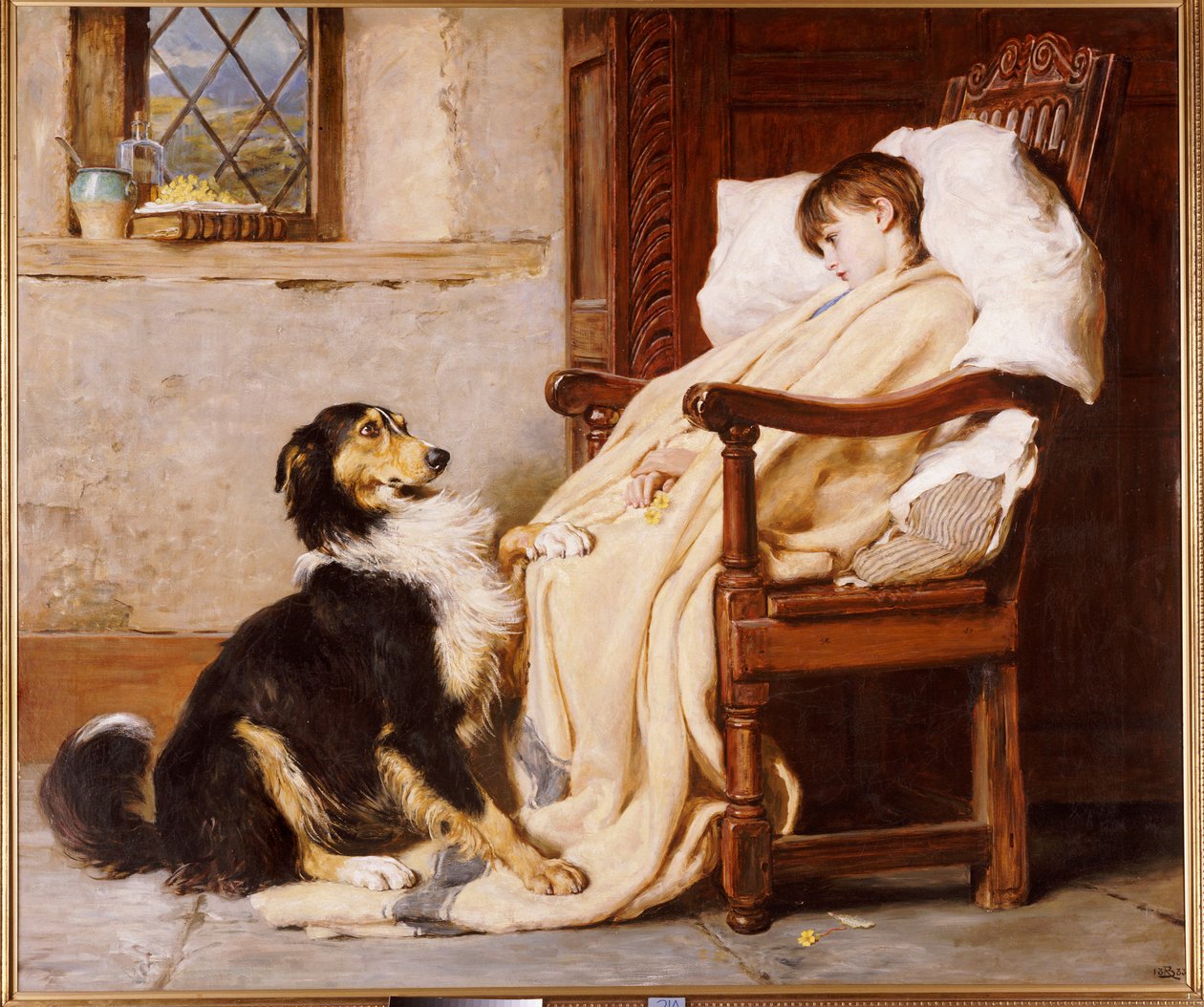 Vieux camarades de jeu, 1883 - Briton Riviere
