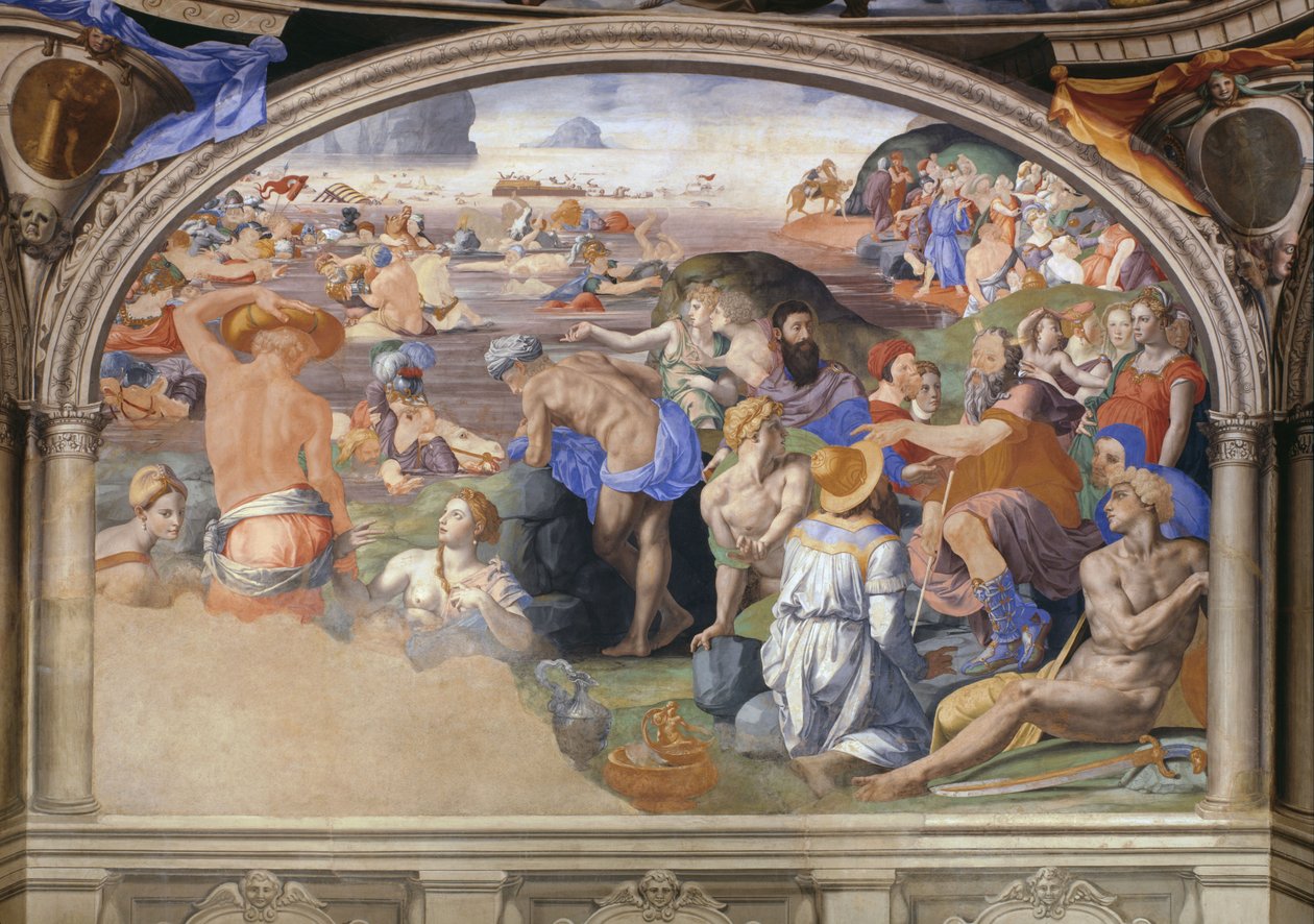 La traversée de la mer Rouge - Bronzino